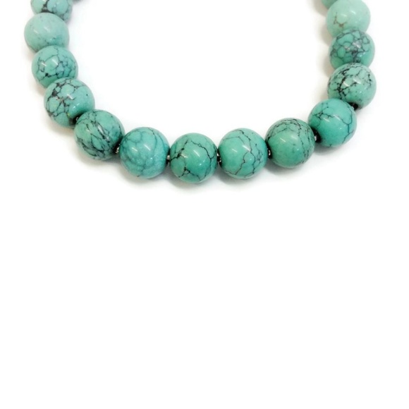 David Yurman Turquoise 8 Mm Spiritual Bracelet - Picture 3 of 7